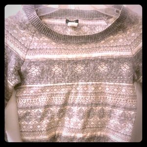 J.Crew XXS Fair Isle wool sweater, pre-owned